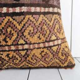 Vintage Turkish Kilim Pillow Cover - 16x16 - thumbnail 3