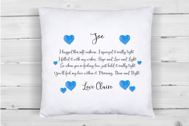 Personalised Hug Cushion - image 1