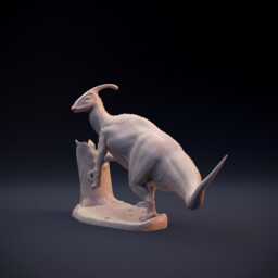 Parasaurolophus Walkeri Model - 125 Scale 3D Resin Printed Miniature - thumbnail 3