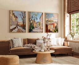 Set Of 3 Krak??w Poland Travel Posters, Wall Art Prints, Old Town Decor, Wawel Castle Print, Poster Gift