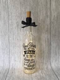 Gift For Friend, Friends Light Up Bottle, Friends Gift, Best Friend Christmas Gift - thumbnail 1