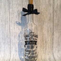 Gift For Friend, Friends Light Up Bottle, Friends Gift, Best Friend Christmas Gift - thumbnail 2