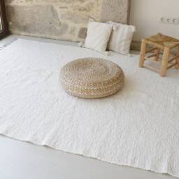 Large White Area Rug 200x300cm, Rug, Living Room Neutral Color Bedroom Kids Boho Decor, Nursery Carpet - thumbnail 3