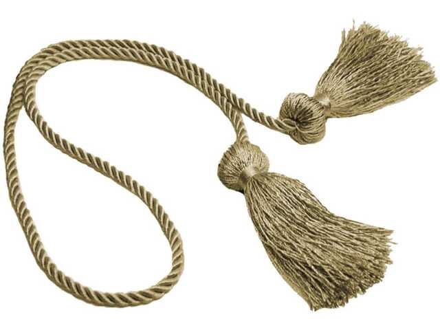 "D??copro Decorative Double Tassel Curtain & Drapery Tieback/Holdback, 3"" - 7.5cm, 27" - image 1