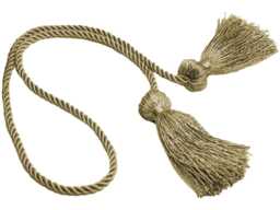 "D??copro Decorative Double Tassel Curtain & Drapery Tieback/Holdback, 3"" - 7.5cm, 27" - thumbnail 1