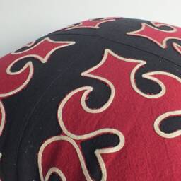 Handmade Hmong Pillow Cover Vintage Ethnic Fabric Cushion - 18x18 - thumbnail 4