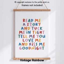 Read Me A Story Kids Wall Art - Reading Corner Print For Nursery, Playroom & Classroom Gift Children Library Unframed - thumbnail 3