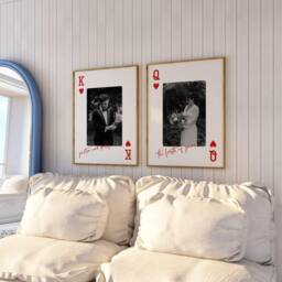 Personalised Playing Card Photo Print 1st Anniversary Gift Paper Sentimental Wedding 21st Birthday For Her Custom - thumbnail 2