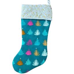 Rifle Paper Co X Christmas in The City Metallic - Fabric Stocking - thumbnail 2