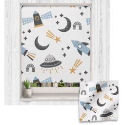 Scandi Space Roller Blind, Children's Made To Measure, Blind - thumbnail 1