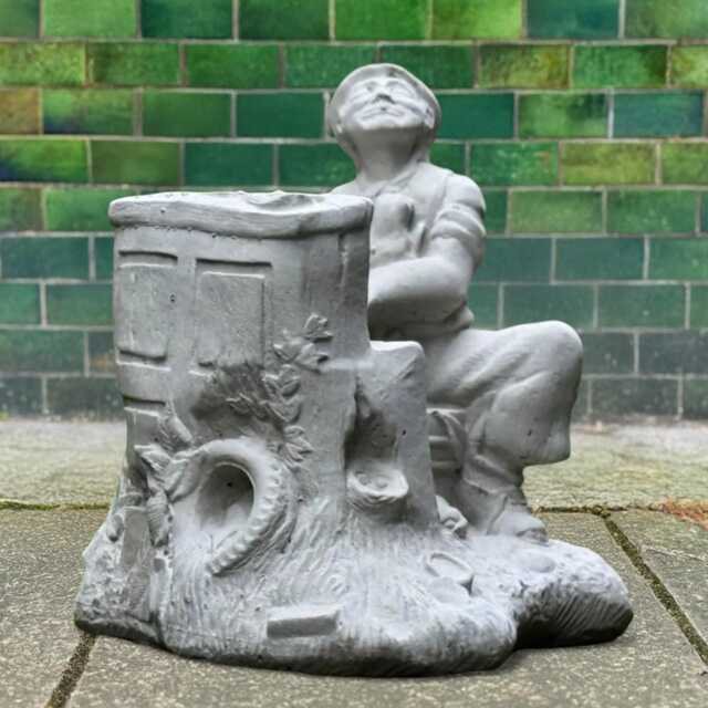 Outdoor Pianist Statue Stone Musician Sculpture Handcrafted Piano Player Figurine Artistic Decor Elegant Indoor Ornament Durable Cement Art - image 1