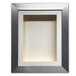 Shadow Picture Frame, 3 Inch Deep Memory Display, White Mount Handmade Keepsake - thumbnail 2