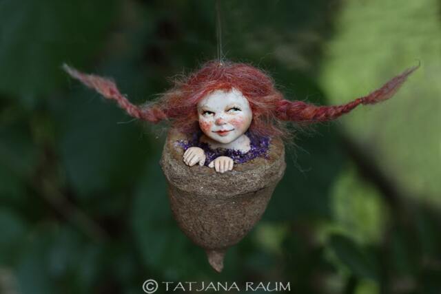 Pixie Girl Feli, Handmade Decoration - image 1