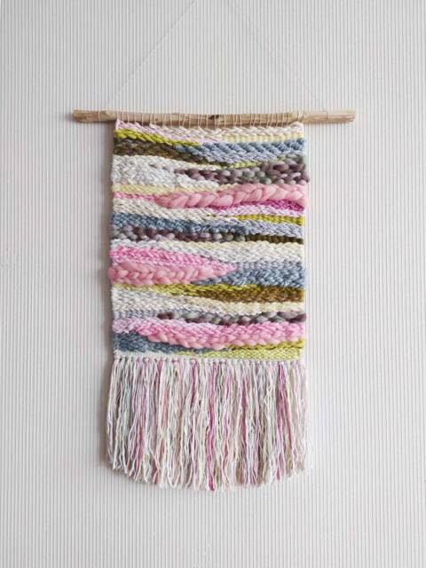 Reserve. Woven Wall Hanging Tapestry Weaving Art Decor Modern - image 1
