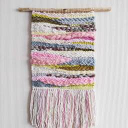 Reserve. Woven Wall Hanging Tapestry Weaving Art Decor Modern - thumbnail 2