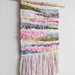 Reserve. Woven Wall Hanging Tapestry Weaving Art Decor Modern - thumbnail 4