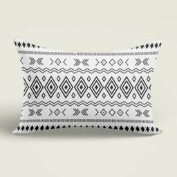Kilim Print Cushion Cover-Rug Design Lumbar Pillow Case-Authentic Rectangle Shape Cushion-Home Decor Oblong Cushion-Gift For Her Cushion - thumbnail 4