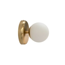 Brass Minimal Globe Sconce Vanity Wall Lamp Modern Lighting - thumbnail 3