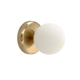 Brass Minimal Globe Sconce Vanity Wall Lamp Modern Lighting - thumbnail 1
