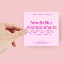 Smells Like Abandonment Candle Work Colleague Leaving Present, New Job Gift, ??? - thumbnail 3