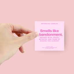 Smells Like Abandonment Candle Work Colleague Leaving Present, New Job Gift, ??? - thumbnail 2