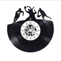 Rugby Theme 33 Rpm Vinyl Record Clock - thumbnail 2
