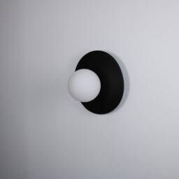 White Disc Wall Lighting - Sconce Globe Lamp Vanity Light Fixture, Sconce, Lamp, , Small - thumbnail 3