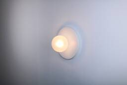 White Disc Wall Lighting - Sconce Globe Lamp Vanity Light Fixture, Sconce, Lamp, , Small