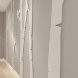 Birch Tree - 3D Art Wall Decor Branches Skubtr3D - thumbnail 3