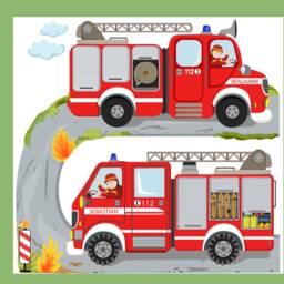 "Wall Sticker ""Fire Department" - thumbnail 3