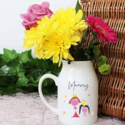 Personalised Child's Drawing Vase, Ceramic Mothers Day Gift, Apron, Tea Towel, Tote Bag, Birthday Gift For Her - thumbnail 2