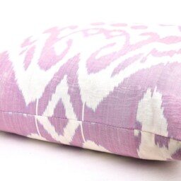 Handwoven Ikat Pillow Cover Vintage Inspired Accent Cushion - thumbnail 3