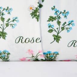 Botanical Pillow Cover, Herbal Cushion Nursery Decor, Plant Throw Pillow, Green, Parsley, Mint, Rosemary - thumbnail 3