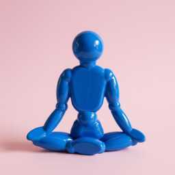 Yoga Lotus Sculpture - Zen Decoration Mindful Art - thumbnail 3