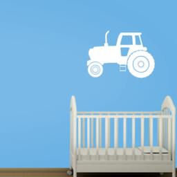Tractor Wall Decal Kids Nursery Removable Vinyl Art - 33x23In - thumbnail 1