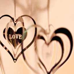 Heart Carousel Tea Light Spinner - Valentine's Day Candle Decoration - thumbnail 2