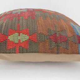 Cojin Kilim Lana Unico, 40x40 cm , 16x16Inc, Home Decor , Decorative Pillow, K16 - thumbnail 3