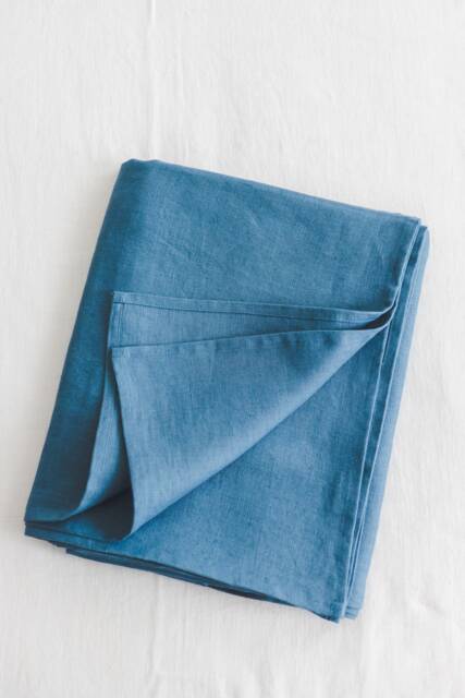 Linen Flat Sheet Set For Queen, King, Twin - Breathable & Softened Natural Fabric - Eco-Friendly, Luxury Bed Comfortable Nights - image 1