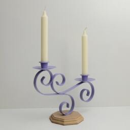 Unique 2 Candlestick Holder/ Candelabra - thumbnail 2