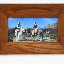 Wooden Frame, Recycled Teakwood, Rustic, Panoramic Wall Mount, 4 X 8 Photos, Vertical, Or Horizontal Photo, Picture - thumbnail 2