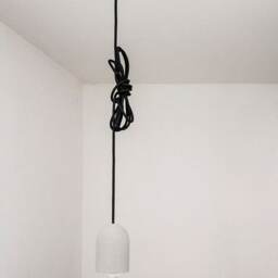 Concrete Pendant Lamp, Modern Industrial Light in Cement - thumbnail 3