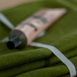 Set Of 2 Softened Linen Bath Towels, Pure - thumbnail 2