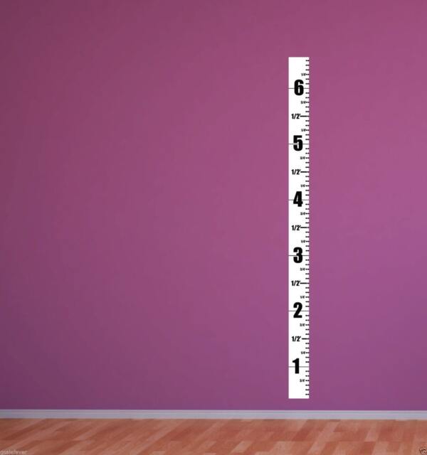 Kids Wall Slim Ruler Growth Chart - Height Children, Boys & Girls/Mini - image 1