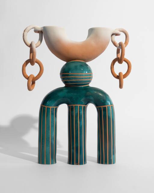 Ceramic Sculpture Portale 0039 - Minimalist Design Home Furniture & Decor Handmade in Italy - image 1