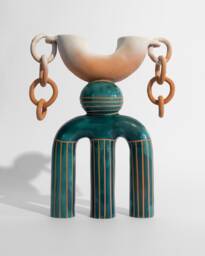 Ceramic Sculpture Portale 0039 - Minimalist Design Home Furniture & Decor Handmade in Italy
