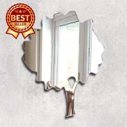 Tree Shaped Acrylic Mirror Wall Art - Many Size & Colour Options - Bespoke Items Made - thumbnail 1