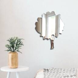 Tree Shaped Acrylic Mirror Wall Art - Many Size & Colour Options - Bespoke Items Made - thumbnail 2