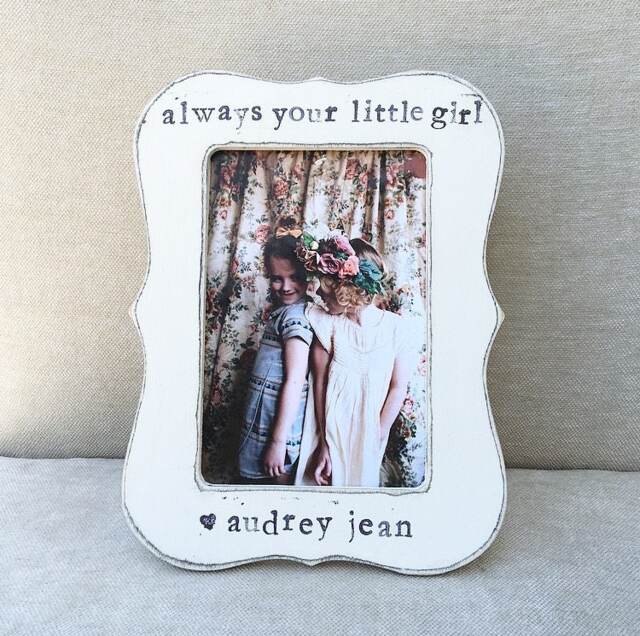 Girl Dad Gift, Always Your Little Girl 4x6 Picture Frame, Daddy's - image 1