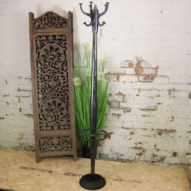 Ural Vintage Metal Coat Stand Gunmetal Colour - image 1
