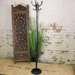 Ural Vintage Metal Coat Stand Gunmetal Colour - thumbnail 1
